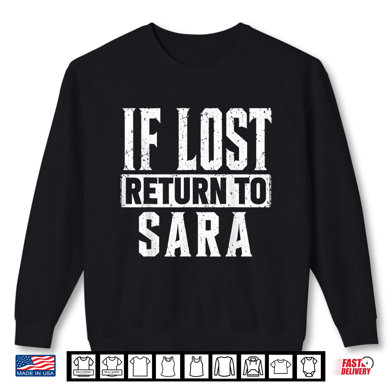 Funny If Lost Return To Sara Couple Matching Shirt Funny If Lost Return To Sara Couple Matching Shirt