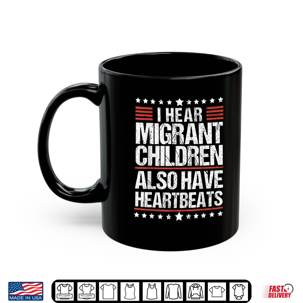Human Rights I Hear Migrant Children Also Have Heartbeats Shirt Human Rights I Hear Migrant Children Also Have Heartbeats Shirt