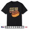Just Here For The Wieners Hot Dog 4Th July Design Shirt