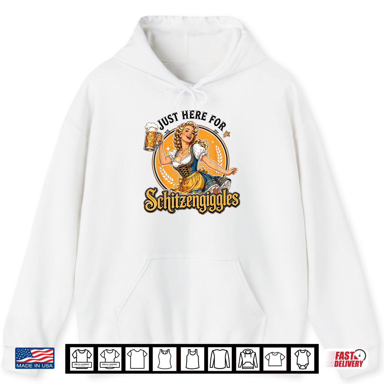 Just Here For Schitzengiggles Funny Beer Fest Shirt