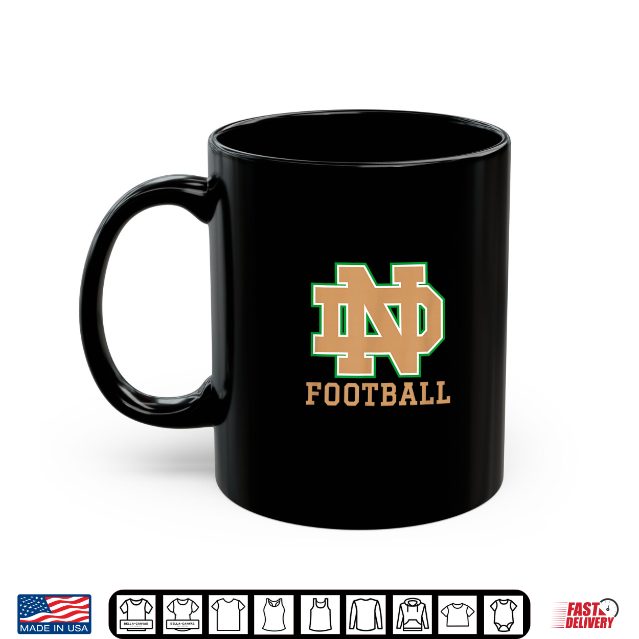 Notre Dame High School Irish Football Shirt Notre Dame High School Irish Football Shirt