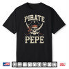 Pirate Pepe Funny Captain Matching Grandpa Halloween Costume Shirt