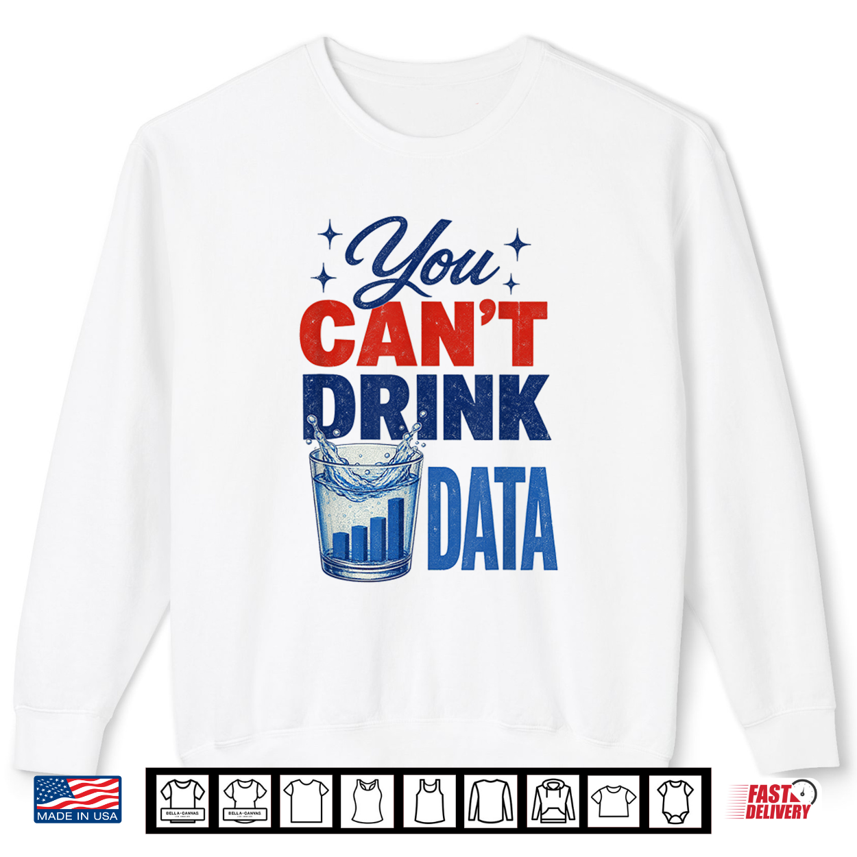 Retro You Cant Drink Data Environmental Activist Water Shirt
