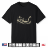Bigfoot Water Skiing Behind Nessie Cryptid Humor Shirt