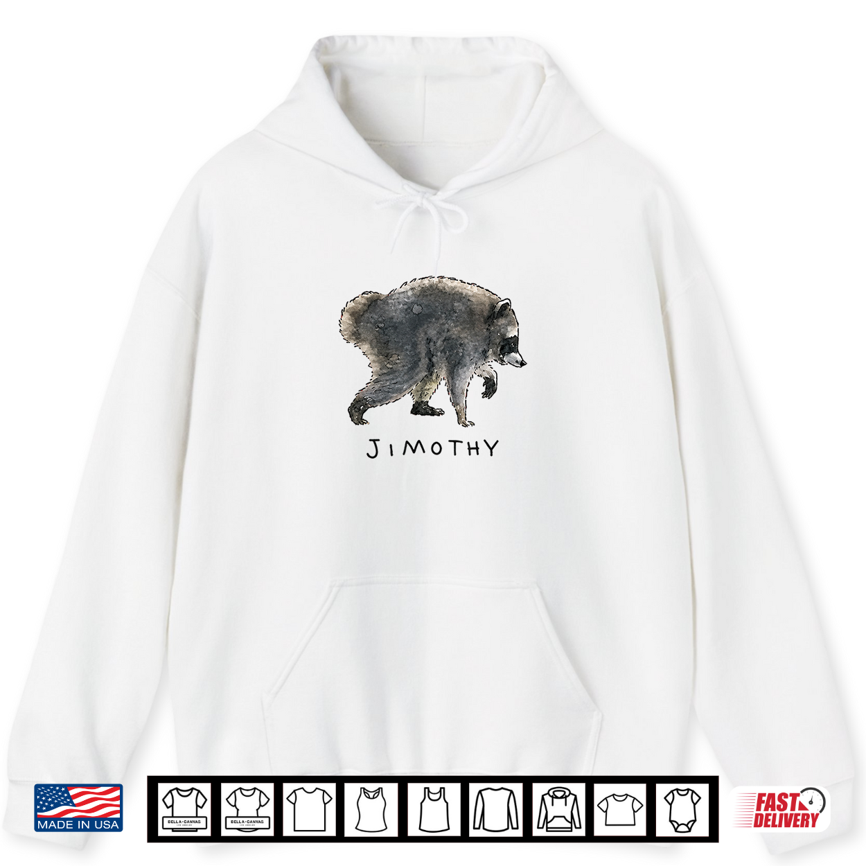 Funny Jimothy Trash Panda Watercolor Shirt Funny Jimothy Trash Panda Watercolor Shirt