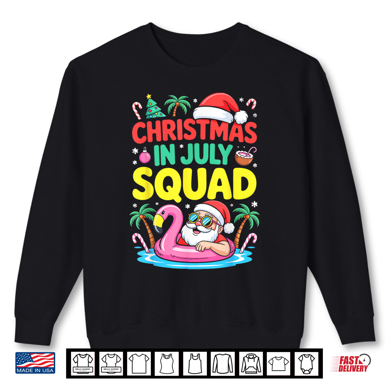 Christmas In July Squad Shirt Matching Family Christmas Shirt Christmas In July Squad Shirt Matching Family Christmas Shirt