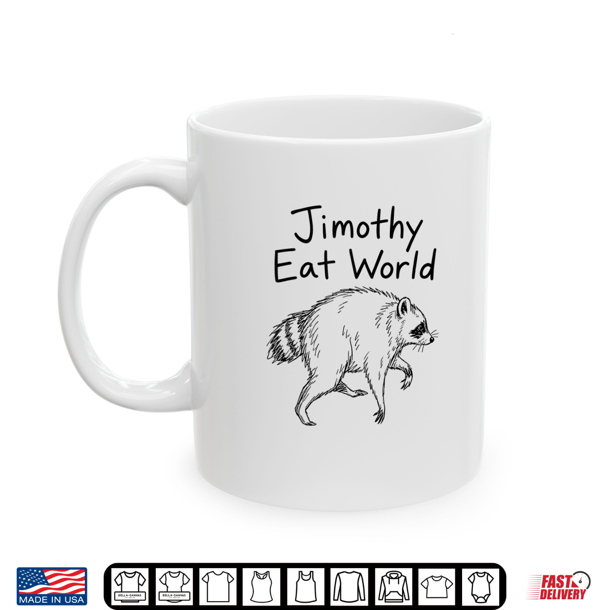 Jimothy Eat World Funny Viral Raccoon Seattle Trash Panda Shirt