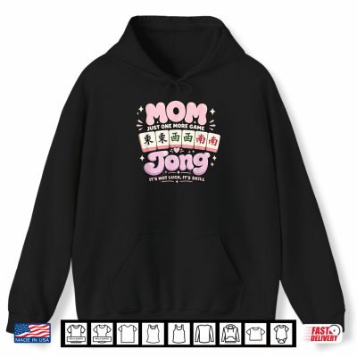 Hoodie Mom Jong Mahjong Momjong Funny Mahjong Players Women Shirt