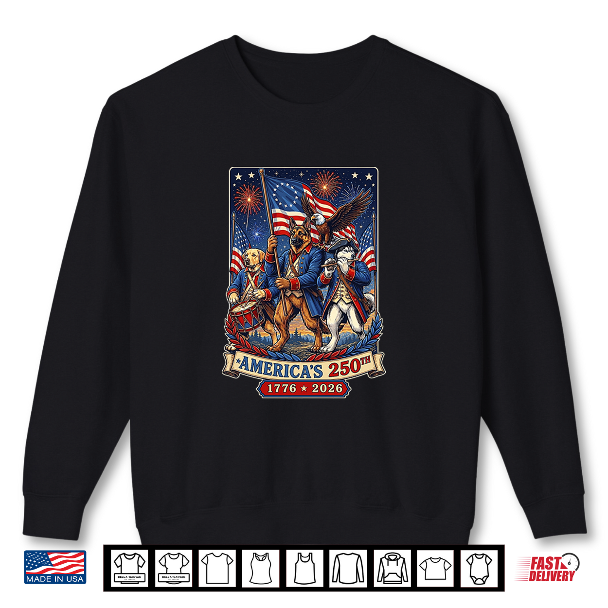 Patriotic Pets Independence Day Celebration Design 250Th Shirt Patriotic Pets Independence Day Celebration Design 250Th Shirt