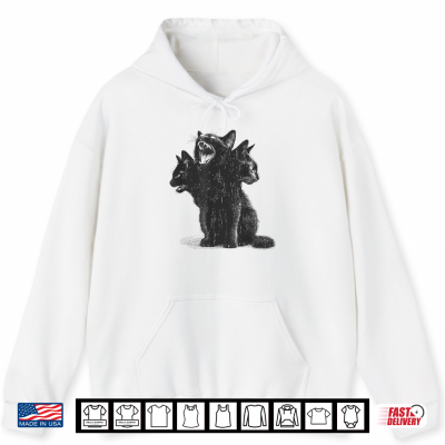 3 Headed Cat Vintage Grunge Alt 90S Halloween Goth Horror Shirt 1 Hoodie 3 Headed Cat Vintage Grunge Alt 90s Halloween Goth Horror Shirt