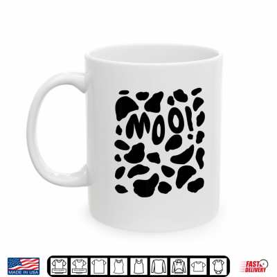 Mug Cow Costume Funny Cute Calf Halloween Shirt