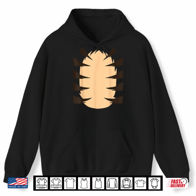 Hoodie Cute Orange Tiger DIY Halloween Costume Shirt