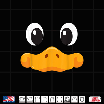 Design Duck Face Halloween Costume Birthday Idea Cute Funny Shirt