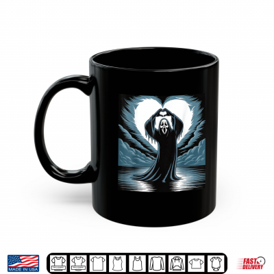 Mug Funny Spooky Season Ghost Scary Face Horror Halloween Shirt
