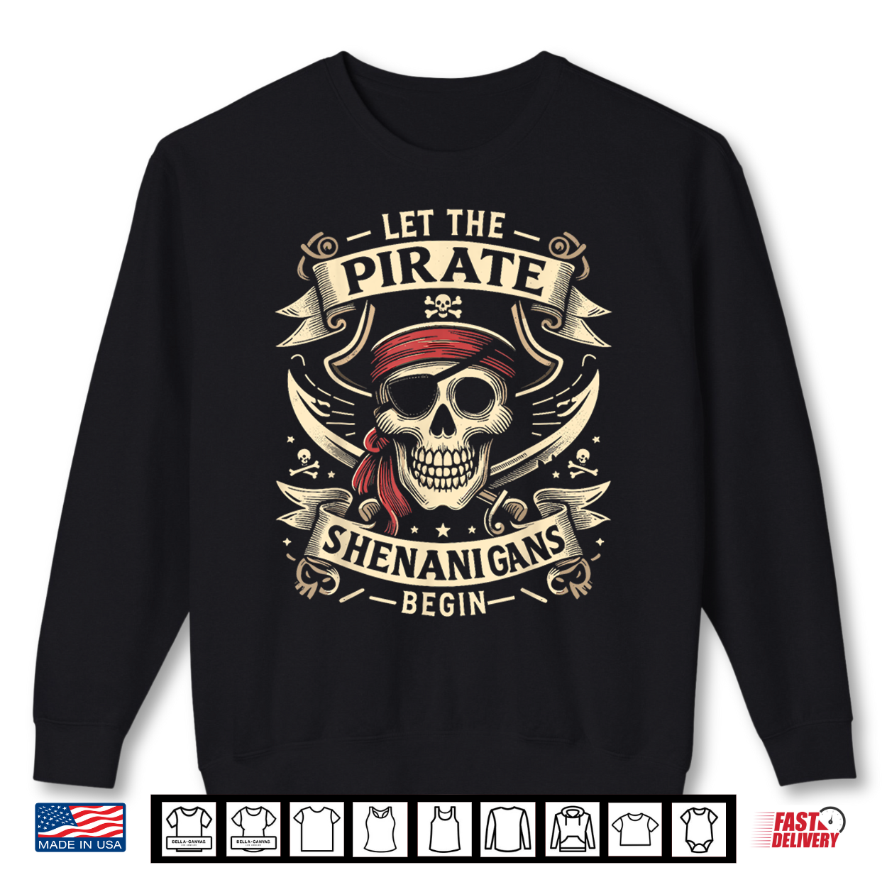 Halloween Skull Let The Pirate Shenanigans Begin Shirt Halloween Skull Let The Pirate Shenanigans Begin Shirt