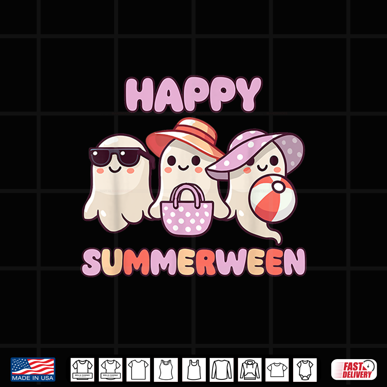 Happy Summerween Summer Halloween Ghost Shirt Happy Summerween Summer Halloween Ghost Shirt