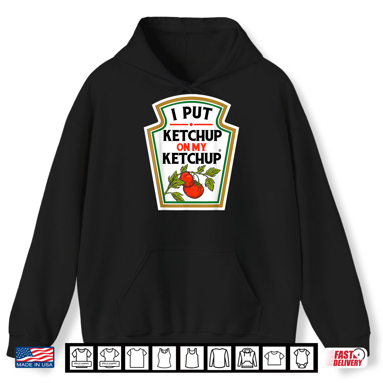 I Put Ketchup On My Ketchup Tomato Diy Halloween Shirt