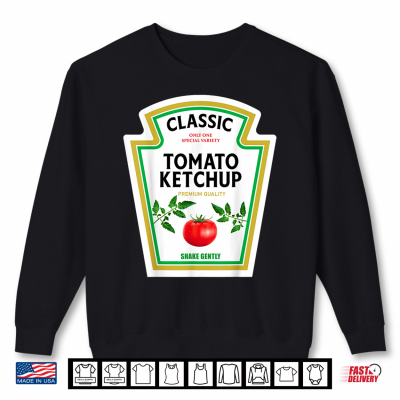 Sweatshirt Ketchup Halloween 2021 Costume Matching Couple Mustard Mayo Shirt