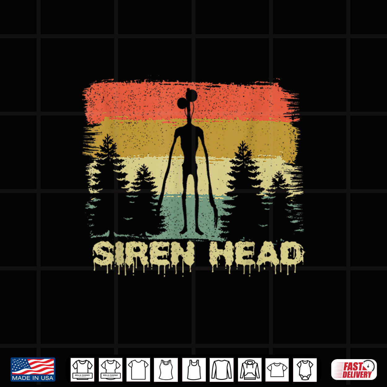 Monster Myth Siren Head Mysterious Creature Creepy Halloween Shirt