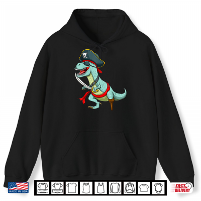 Pirate Dinosaur T Rex Funny Tyrannosaurus Halloween Costume Shirt 1 Hoodie Pirate Dinosaur T Rex Funny Tyrannosaurus Halloween Costume Shirt