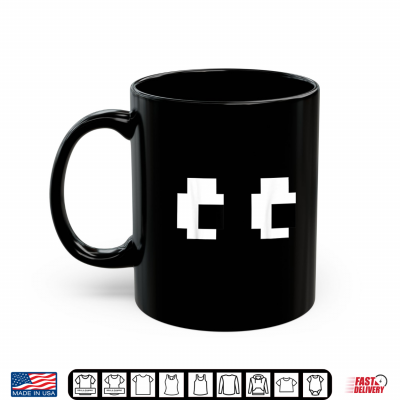 Mug Retro Arcade Game Ghost 80s 8 Bit Shirt