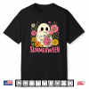 Summerween Funny Ghost Halloween Summer Floral Shirt