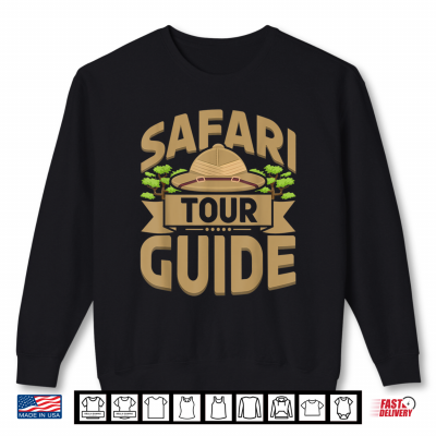 Safari Tour Guide Costume Africa Zoo Outfit Safari Tour Shirt 2 Sweatshirt Safari Tour Guide Costume Africa Zoo Outfit Safari Tour Shirt