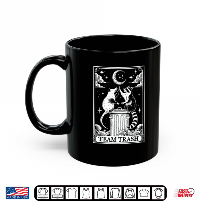 Tarot Card Vintage Team Trash Crescent Moon Opossum Raccoon Shirt 3 Mug Tarot Card Vintage Team Trash Crescent Moon Opossum Raccoon Shirt