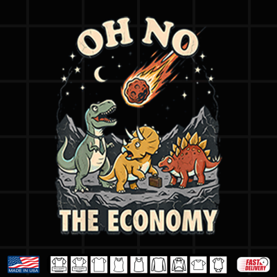 Design Oh No The Economy Dinosaur Shirt