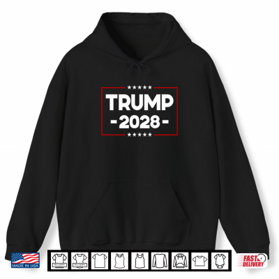 Hoodie Trump 2028 Political Campaign Shirt
