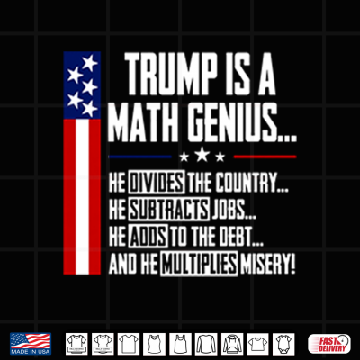 Design Trump Is A Math Genius Shirt