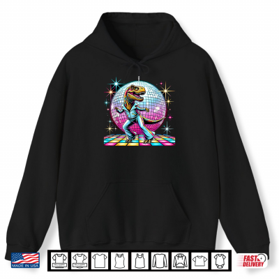 Hoodie Aesthetic T Rex Disco Shirt 1