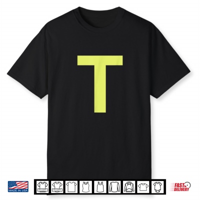 Chipmunk Halloween Carnival Group Costume Letter T Shirt