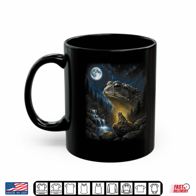 Frog Howling At Moon 90'S Retro Nature Forest Animal Shirt 3 Mug Frog Howling At Moon 90s Retro Nature Forest Animal Shirt
