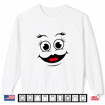 Sweatshirt Funny Grimace Face For Halloween Costume Shirt