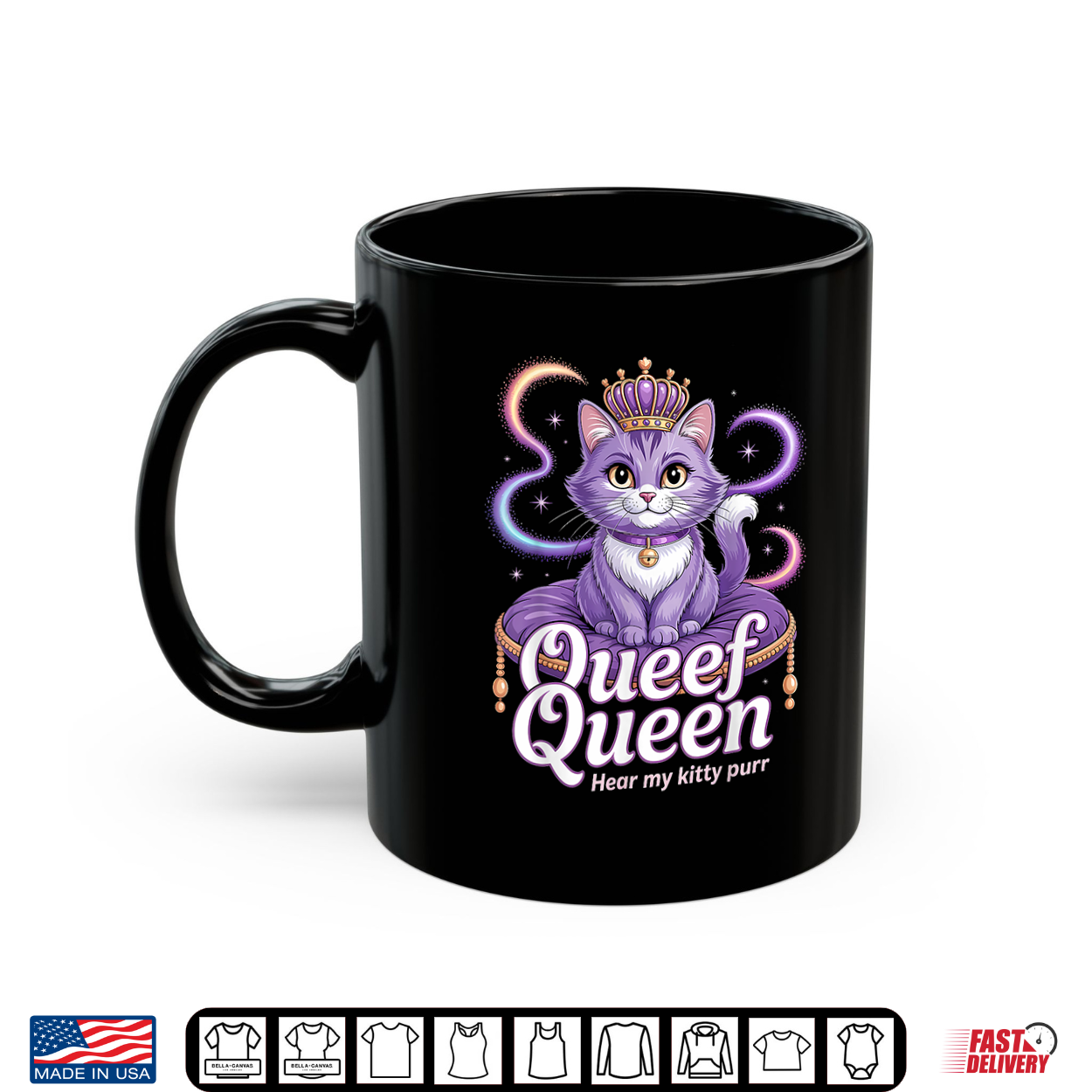 Funny Purple Queen Cat Dirty Joke Kitty Purr Rude Cat Meme Shirt Funny Purple Queen Cat Dirty Joke Kitty Purr Rude Cat Meme Shirt