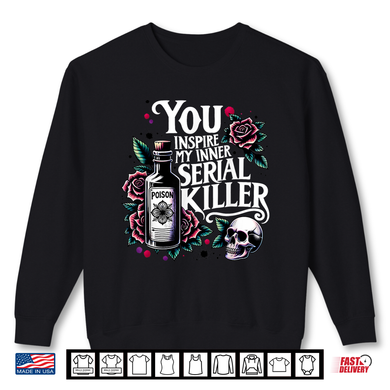 Funny You Inspire My Inner Serial Killer Humor Halloween Shirt