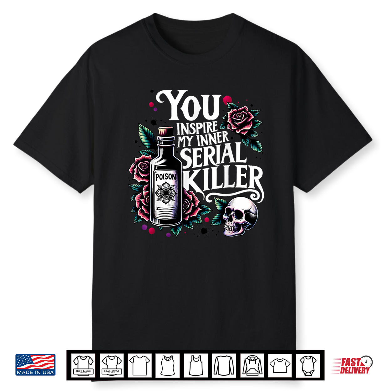 Funny You Inspire My Inner Serial Killer Humor Halloween Shirt