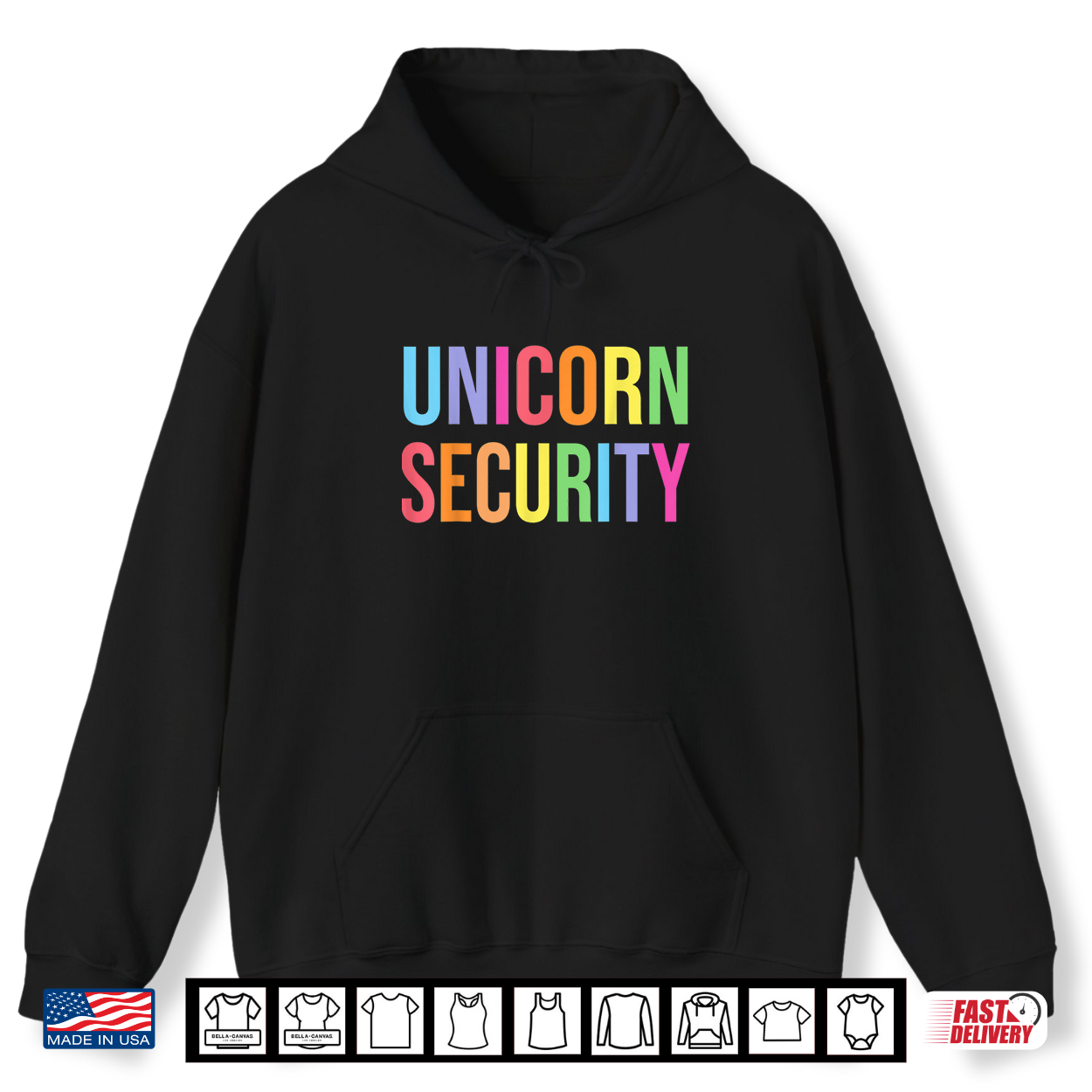 Halloween Dad Mom Daughter Adult Costume Unicorn Security Shirt