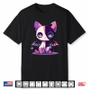 Kawaii Pastel Goth Creepy Cute Witchy Zombie Patchwork Cat Shirt