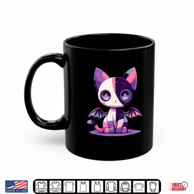 Kawaii Pastel Goth Creepy Cute Witchy Zombie Patchwork Cat Shirt 3 Mug Kawaii Pastel Goth Creepy Cute Witchy Zombie Patchwork Cat Shirt