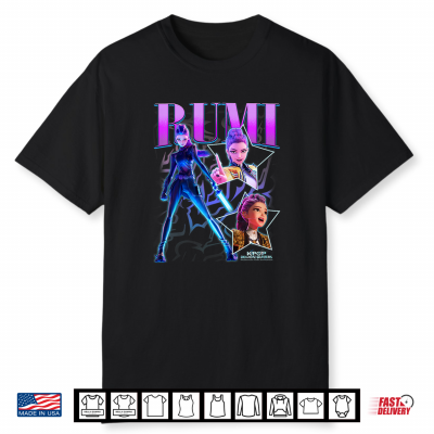 Kpop Demon Hunters Halloween Rumi Showcase Y2K Style Poster Shirt