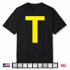 Letter T Funny Chipmunk Group Halloween Thanksgiving Costume Shirt