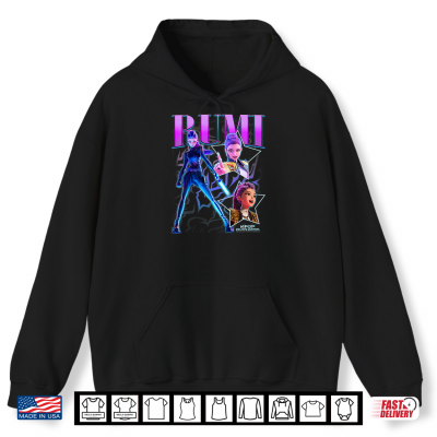 Hoodie Kpop Demon Hunters Halloween Rumi Showcase Y2K Style Poster Shirt 1