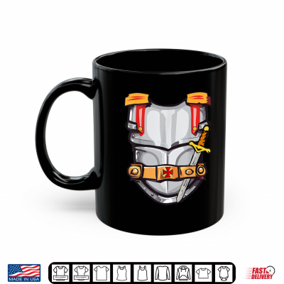 Mug Knight Costume Halloween Knights Armor Sword Shirt 1