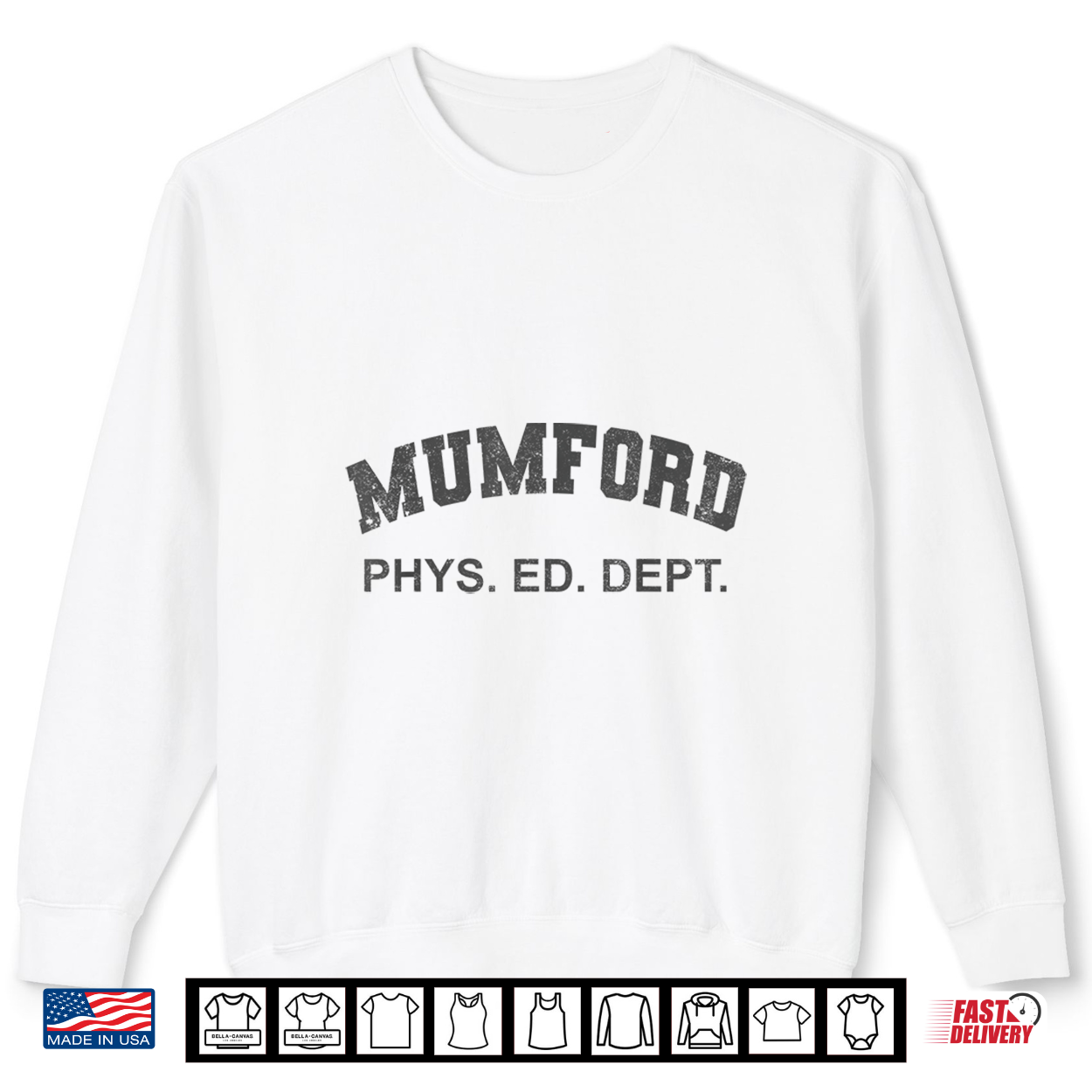 Mens Mumford Phys Ed Dept Funny Lazy Halloween Costume Shirt