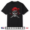 Pirate Flag Skull And Crossbones Skeleton Halloween Shirt