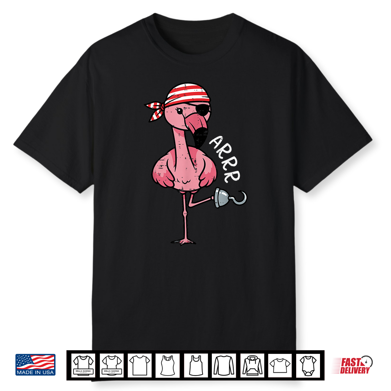 Pirate Flamingo Arrr Halloween Costume Shirt Pirate Flamingo Arrr Halloween Costume Shirt