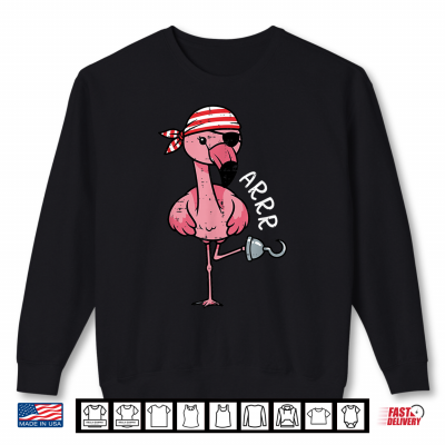 Pirate Flamingo Arrr Halloween Costume Shirt 2 Sweatshirt Pirate Flamingo Arrr Halloween Costume Shirt