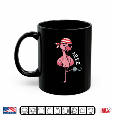 Mug Pirate Flamingo Arrr Halloween Costume Shirt 1